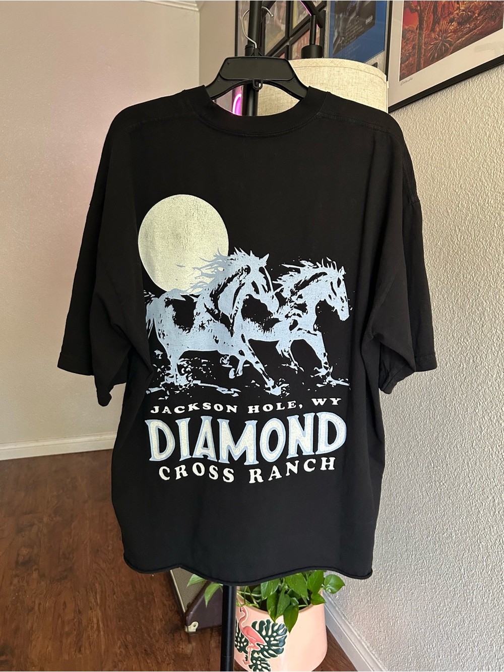 Jackson Hole Black Graphic Tee - Men XL